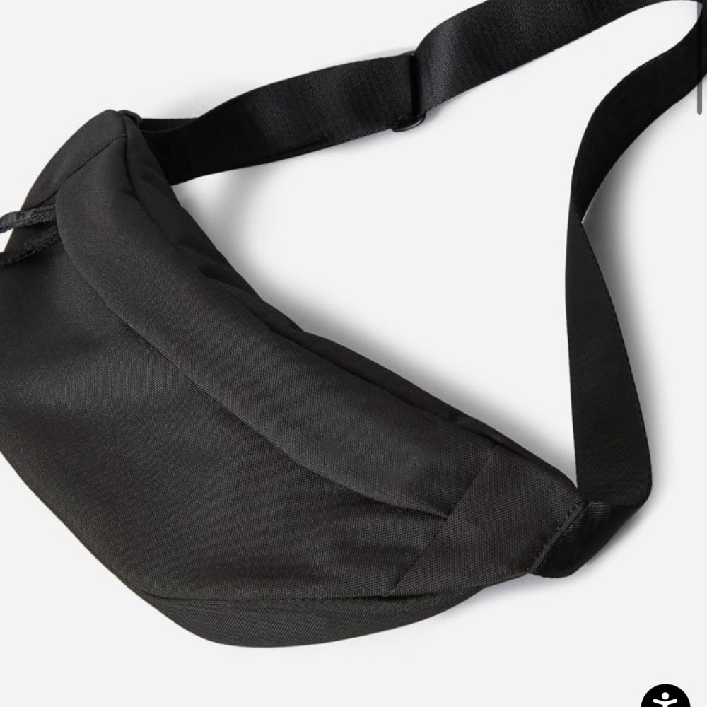 Everlane Black Renew Transit Fanny Pack